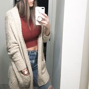 NWT URBAN OUTFITTERS Balloon sleeve crop top
